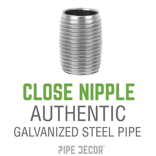 1 in. x Close Galvanized Steel Nipple