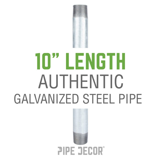 2 in. x 10 in. Galvanized Pipe