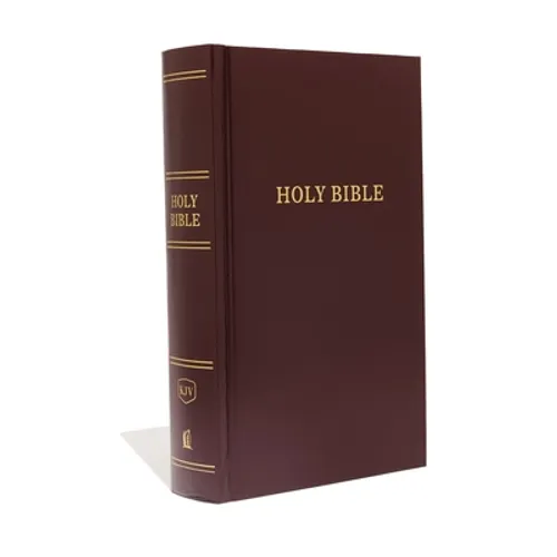 KJV, Pew Bible, Large Print, Hardcover, Burgundy, Red Letter Edition