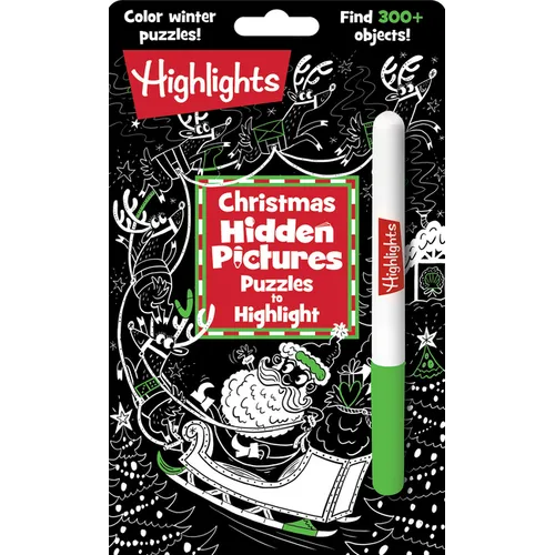 Christmas Hidden Pictures Puzzles to Highlight: Activity Book with Winter Puzzles, Over 300 Hidden Objects and Bright Highlighter Fun