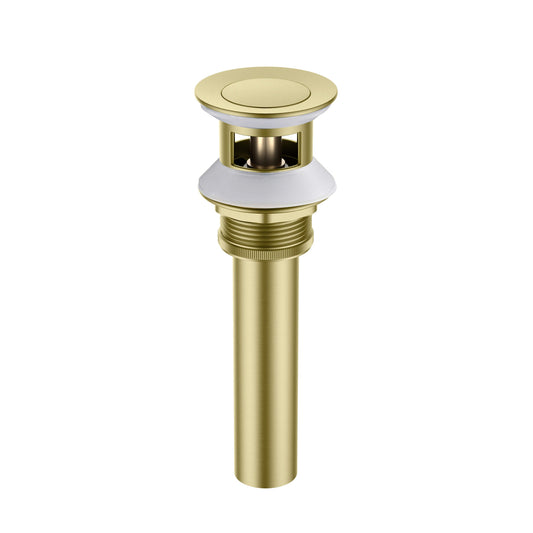 Pop Up Drain Stopper for Bathroom with Overflow - Small Cover