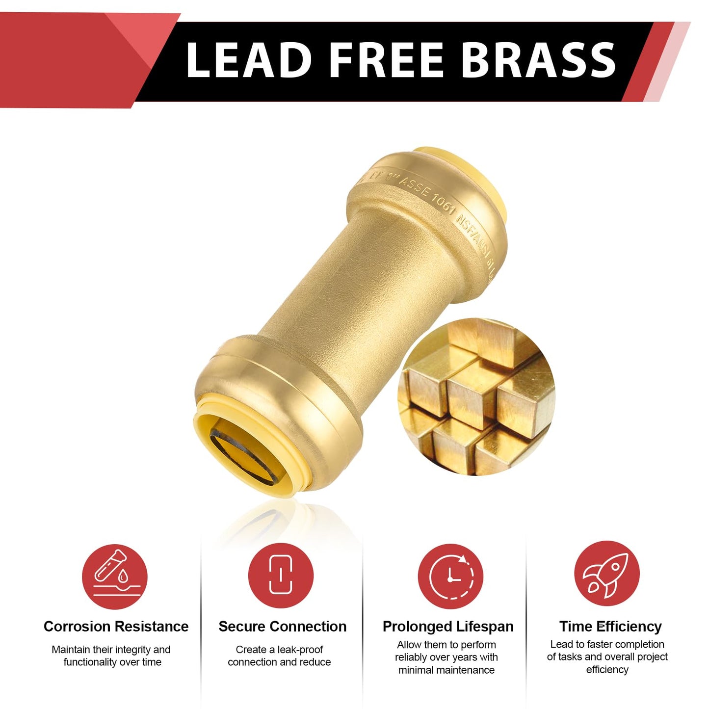 1" Push Fit Check Valve