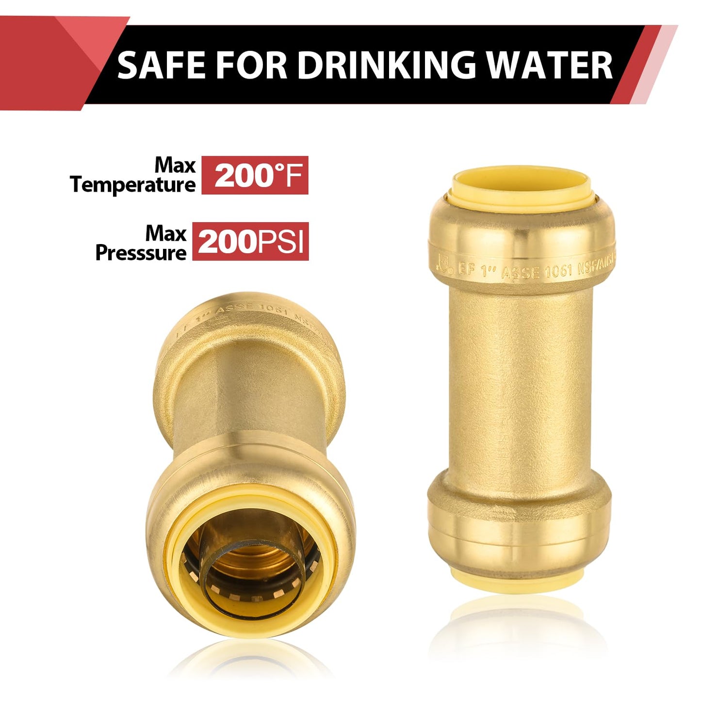 1" Push Fit Check Valve