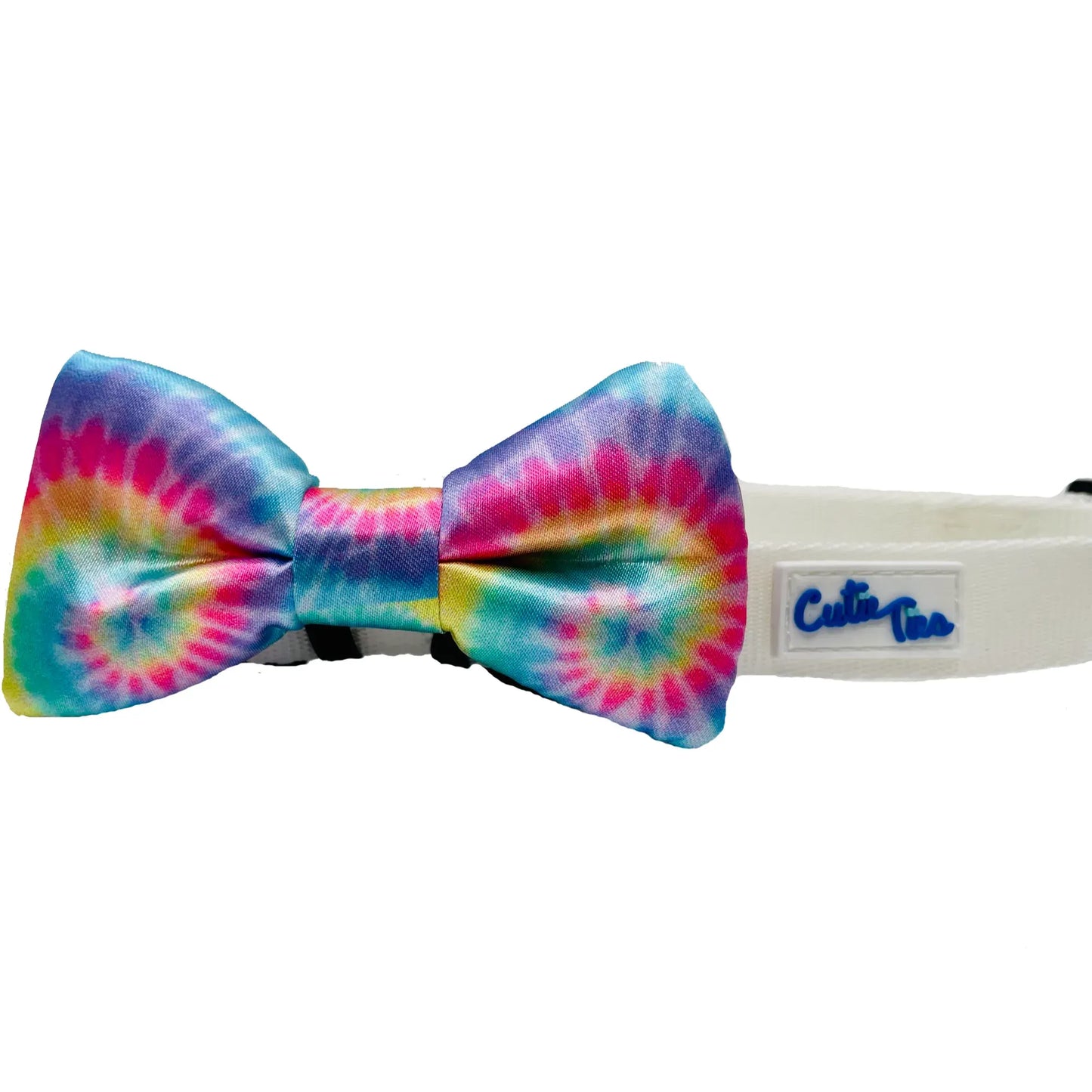 Pastel Tie Dye Dog Bow Tie