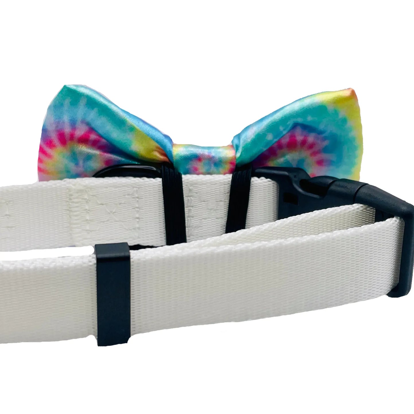 Pastel Tie Dye Dog Bow Tie