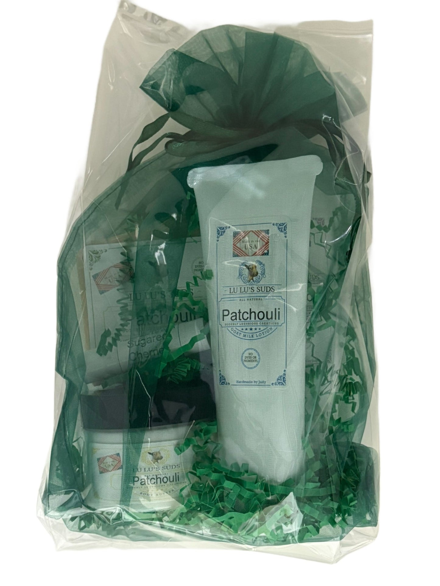 Patchouli Soap, Lotion & Lip Balm Gift Bag