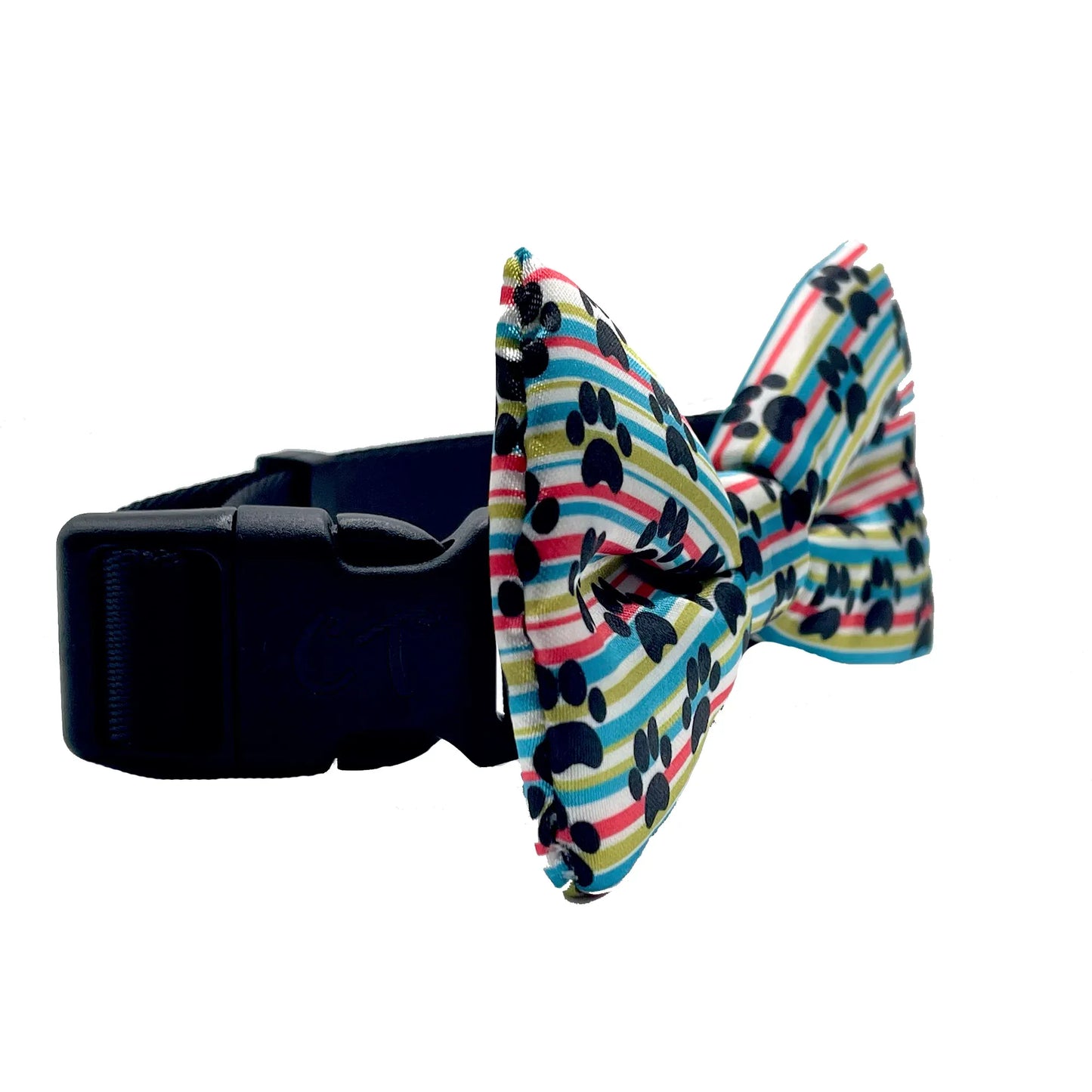 Paw Print Dog Bow Tie