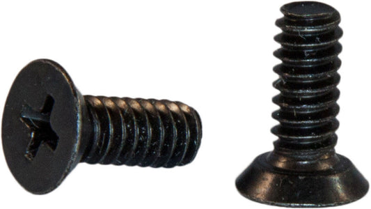 4-40 x 3/8 Phillips Flat 82 Undercut Machine Screw Black Zinc Plated (10,000)