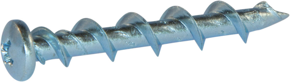1/4 x 1 1/2 Phillips Pan Wall-Dog™ Light Duty Anchors Zinc Plated - Box (100)