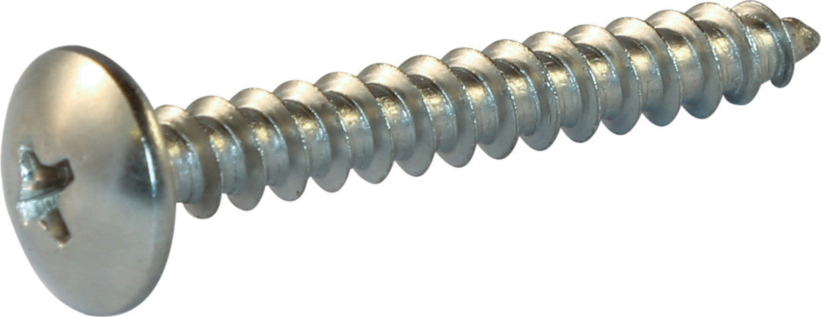 8 x 1/2 Phillips Truss Head Sheet Metal Screw 18-8 (A2) Stainless Steel