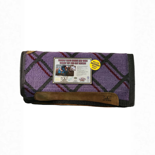 32x32" MEMORY FOAM SADDLE PAD WITH WOVEN TOP AND FELT BOTTOM