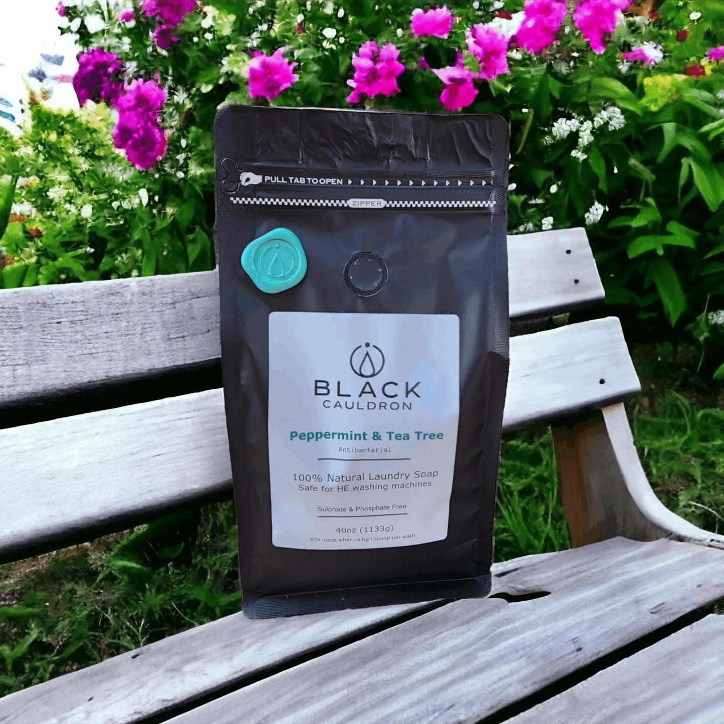 Peppermint & Tea Tree Natural Laundry Soap Powder 40oz