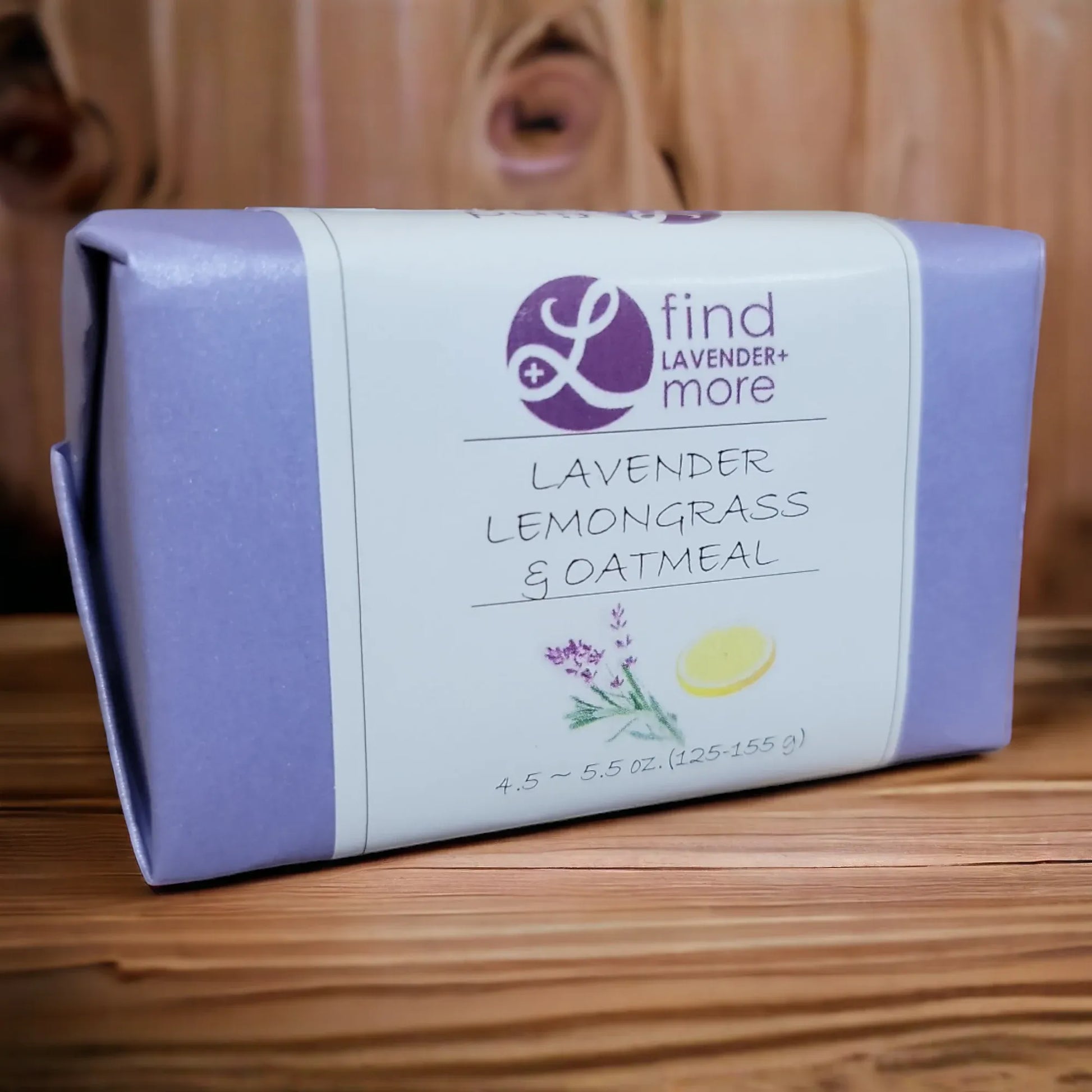 Handmade Lavender Soap Bars 4.5-5oz Natural Essential Oil Bath