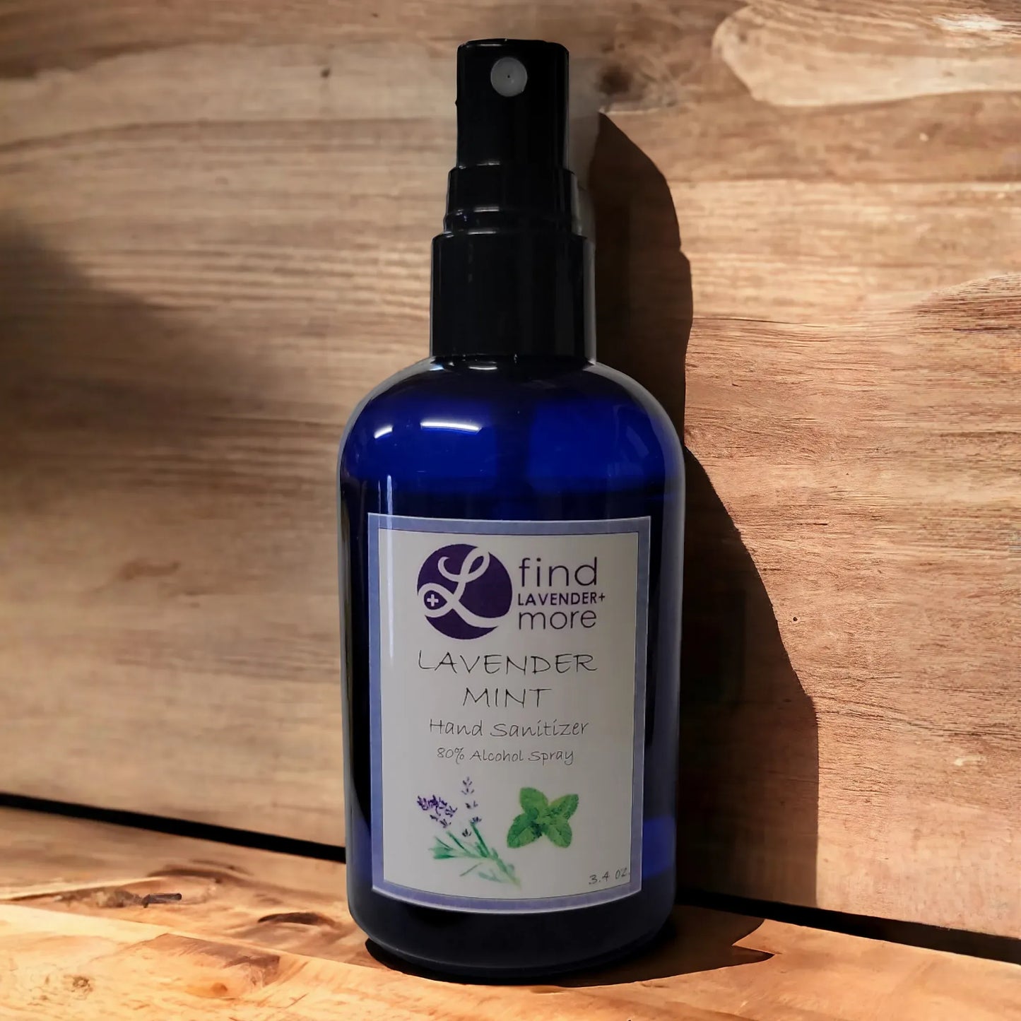 Lavender Mint Hand Sanitizer Spray 3.4oz 2-Pack Aromatherapy