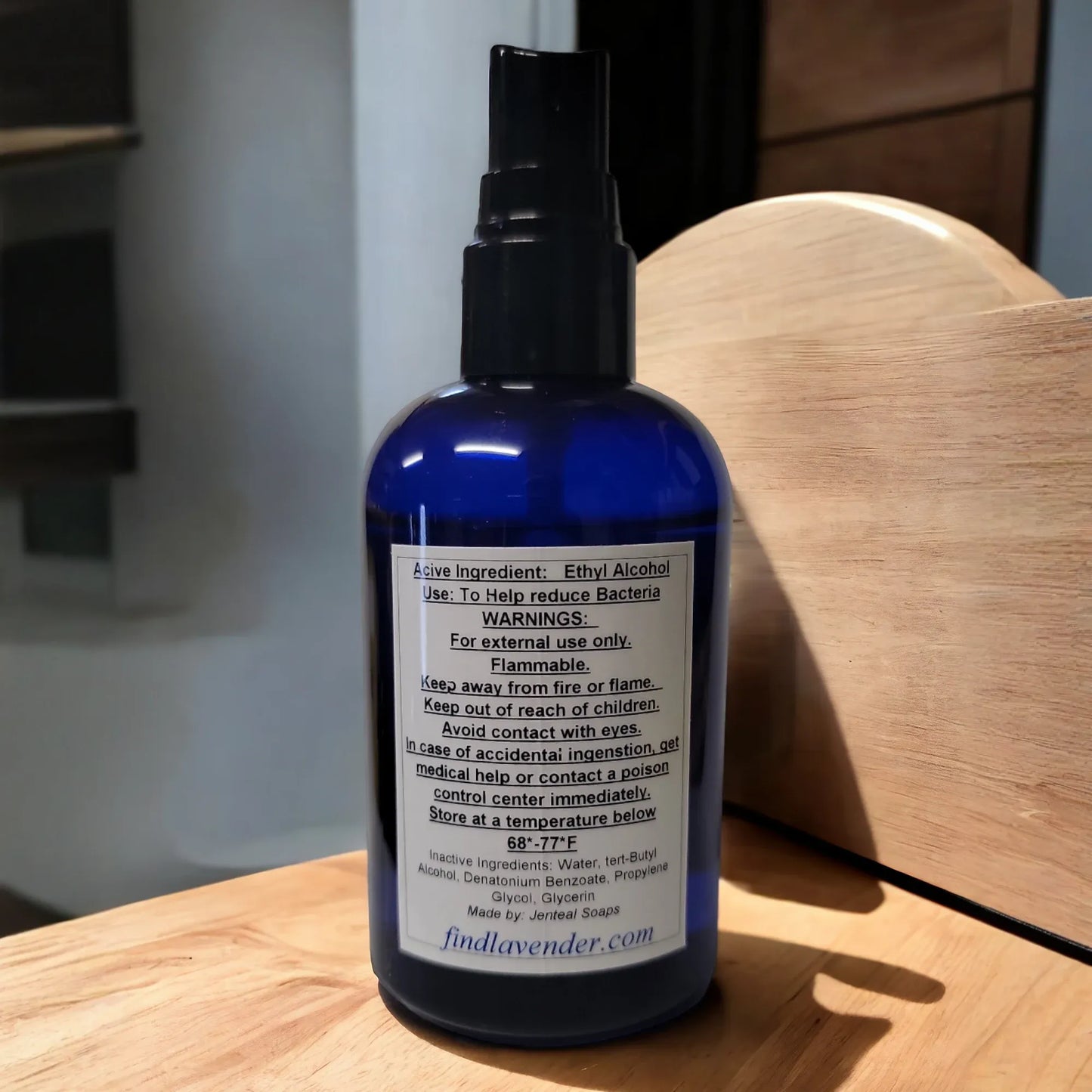 Lavender Mint Hand Sanitizer Spray 3.4oz 2-Pack Aromatherapy
