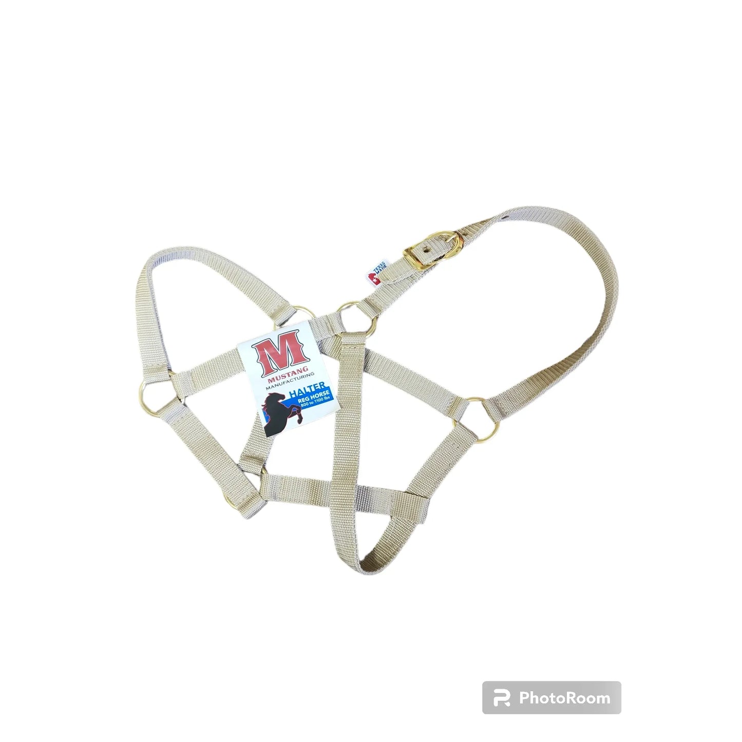 Regular 1" Poly Halter - TAN