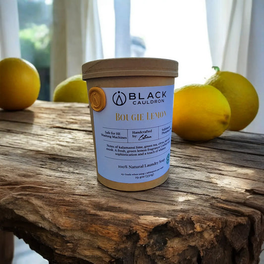 Bougie Lemon Laundry Soap Powder 19.4oz - fully compostable packaging!!