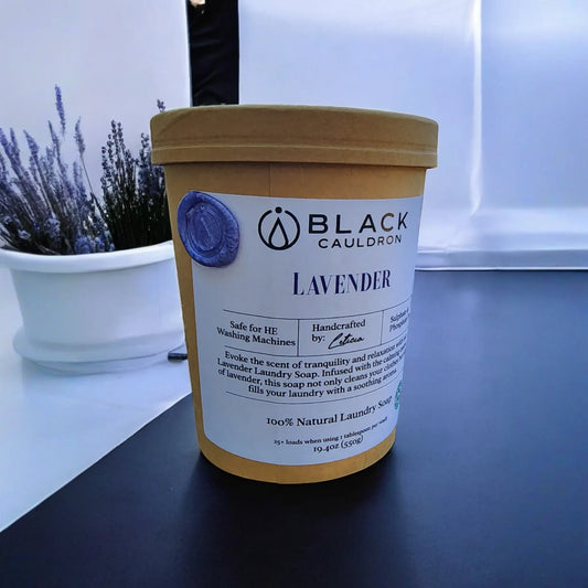 Lavender Laundry Soap Powder 19.4oz - fully compostable packaging!!