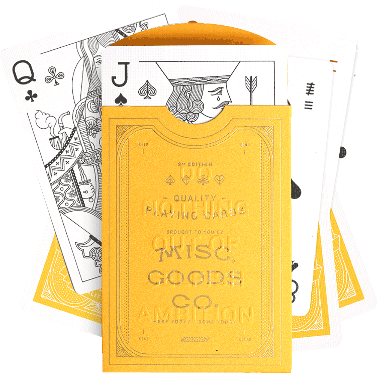 "Misc. Goods" Playing Cards