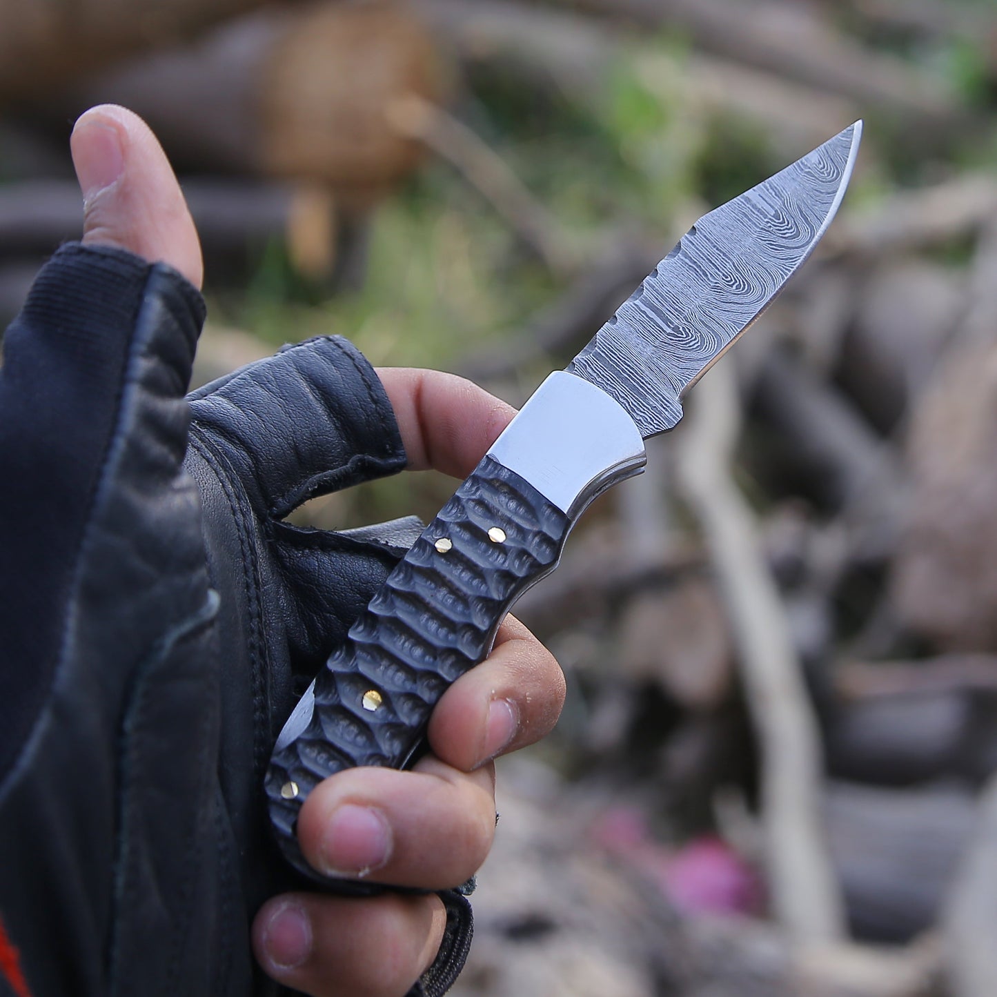Guardian Pocket Knife with Pakkawood Handle