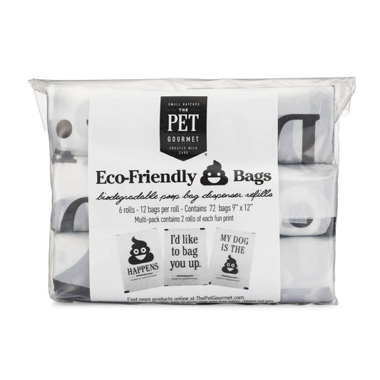 Eco-Friendly Poop Bags - 6 Refill Rolls