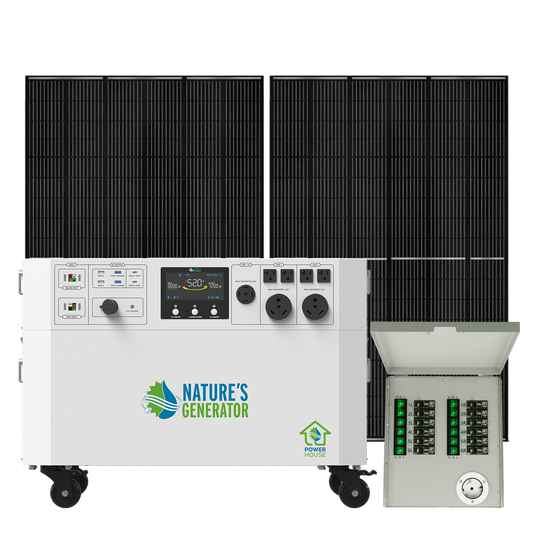 Powerhouse V2 Solar Generator and Transfer Switch
