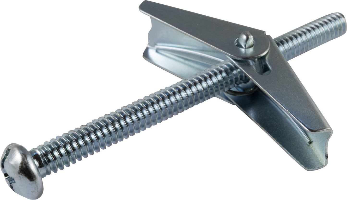 1/8 x 2 Powers Round Toggle Bolt Zinc Plated (50)