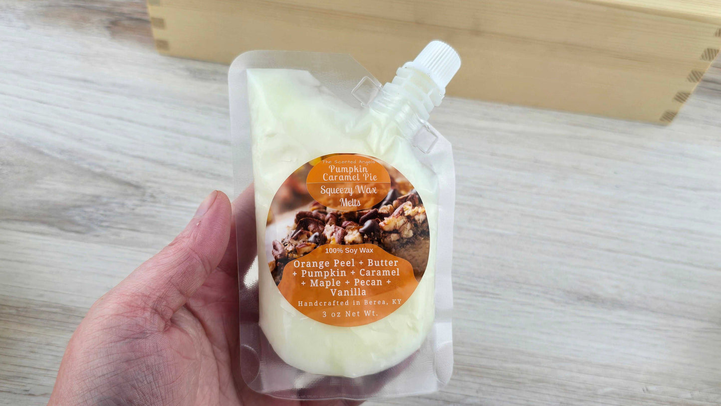 Pumpkin Caramel Pie Soy Wax Melts (Clamshells & Squeezable Wax)