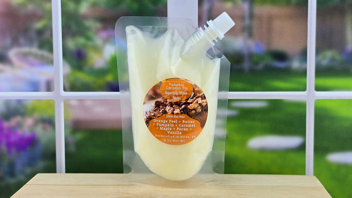 Pumpkin Caramel Pie Soy Wax Melts (Clamshells & Squeezable Wax)