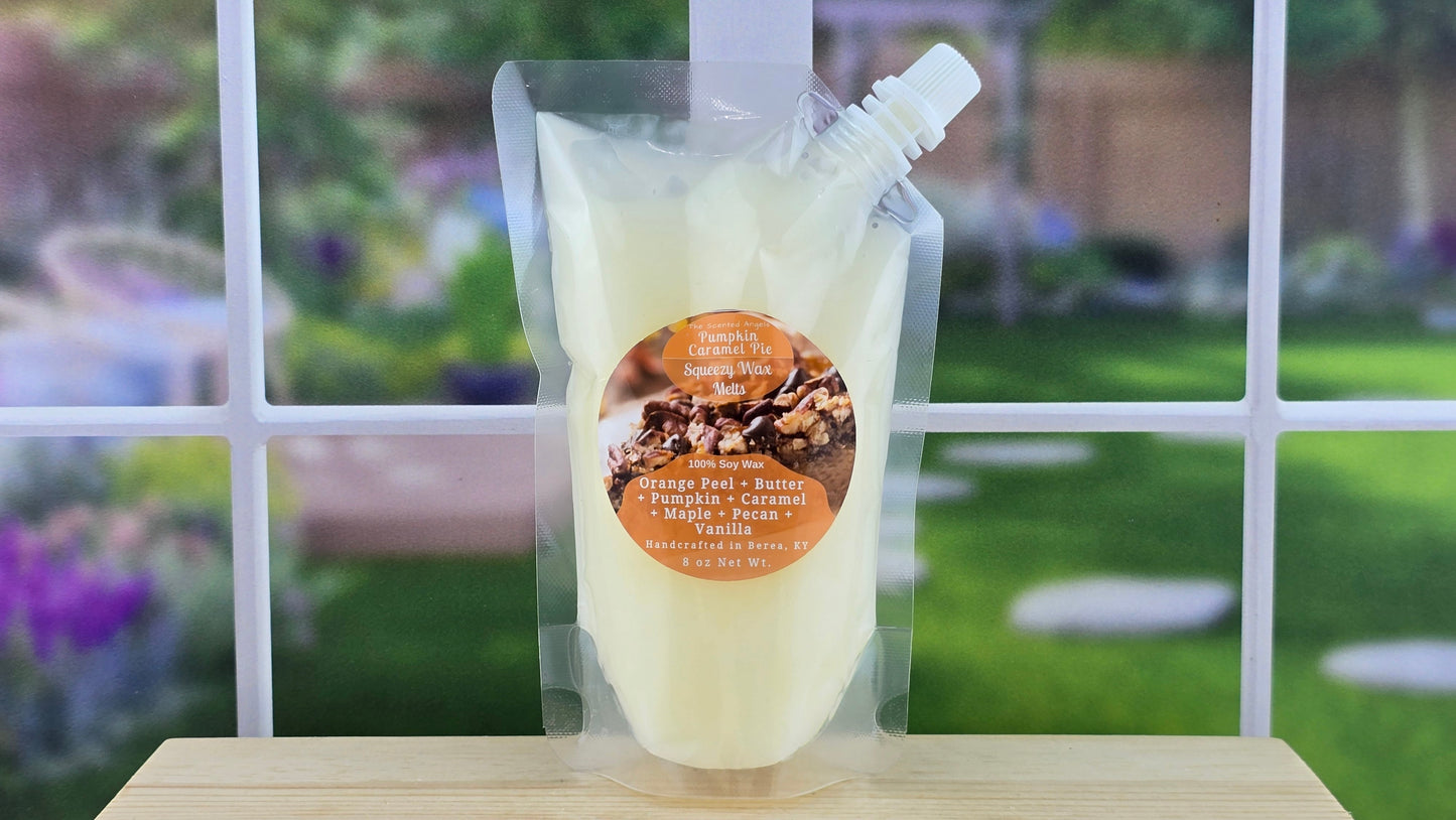 Pumpkin Caramel Pie Soy Wax Melts (Clamshells & Squeezable Wax)
