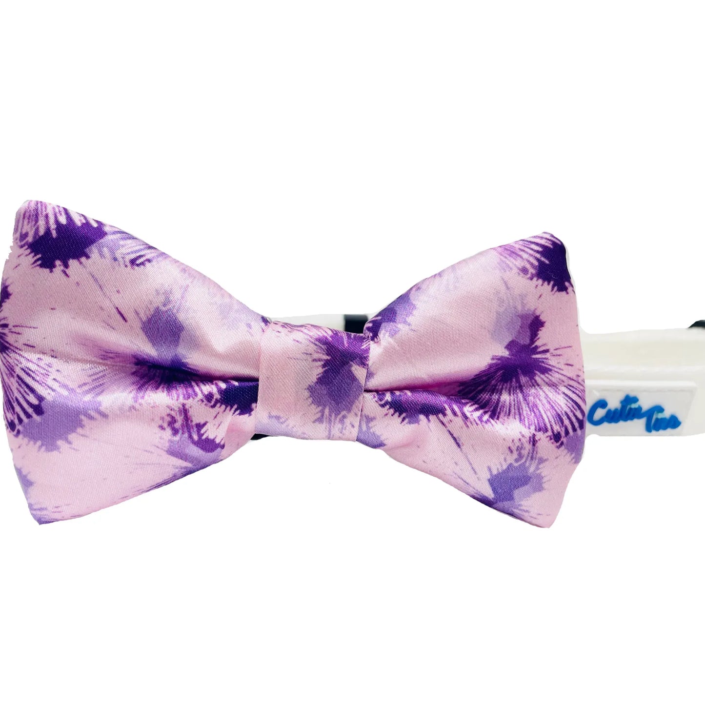 Purple Sky Dog Bow Tie