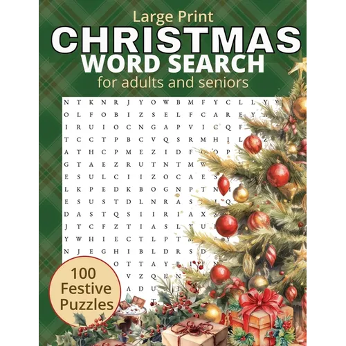 Christmas Word Search: 100 themed puzzles Large Print puzzles for adults and seniors