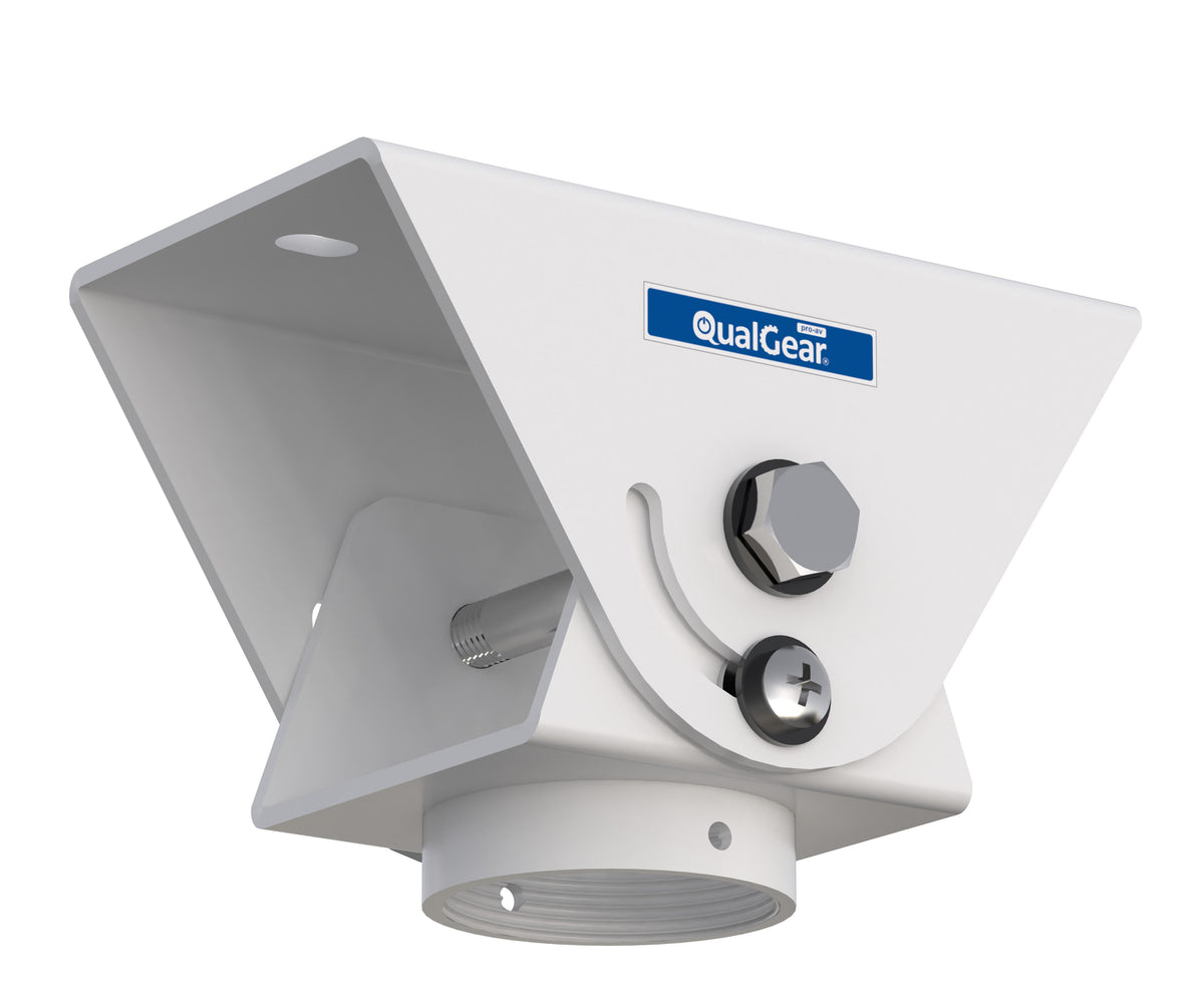 QualGear Sloped Ceiling Adapter, White, QG-PRO-PM-VCA-W