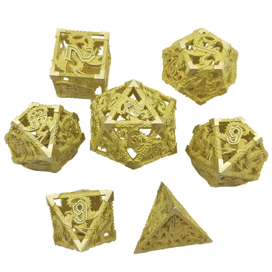 (Base Brass) Deadly Dragon Dice: Shards of Oblivion Hollow Metal