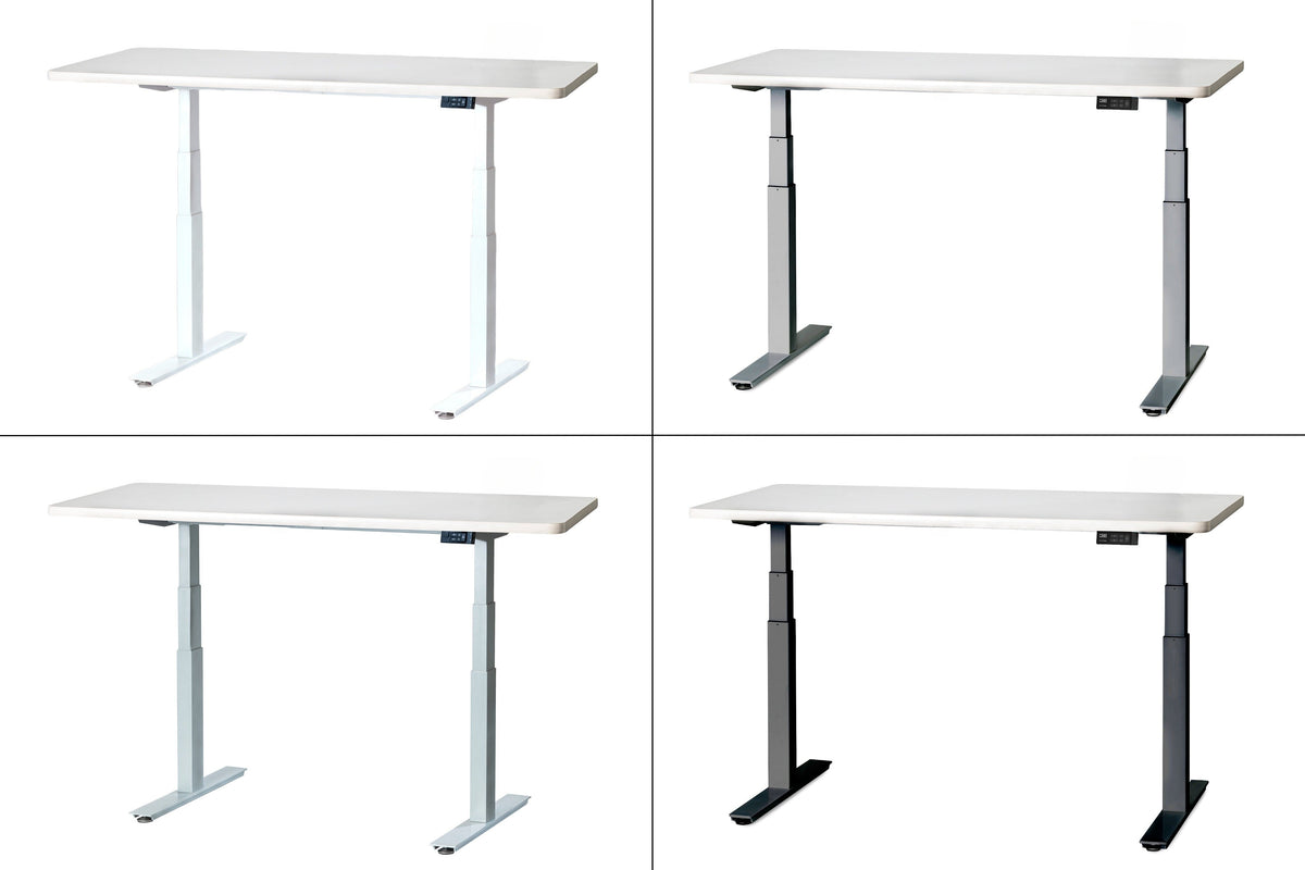 QualGear Smart Standing Desk Frame, Dual Motor Electric, Tabletop Not Included, QG-NE01