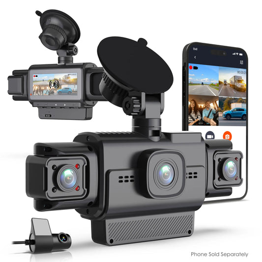 Rexing R4-RD 4-Channel Dash Cam with All-Around 1080p, Built-in 360° Parking Monitor, Wi-Fi, GPS, IR Night Vision - 🆕 New Arrivals, All Products, Products from Rexing, 📷 Cameras + Optics - Little Red General Store
