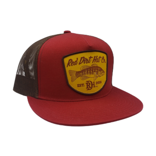 GAME WARDEN- RED/BROEN- RED DIRT CAP