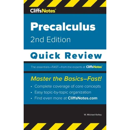 CliffsNotes Precalculus: Quick Review