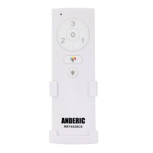 Anderic RRTX028CS Replacement Ceiling Fan Remote Control for Hampton Bay and Home Decorators Collection - TX028C-S