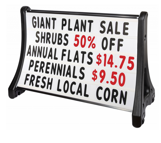 QLA Roadside Plus Message Board Sign