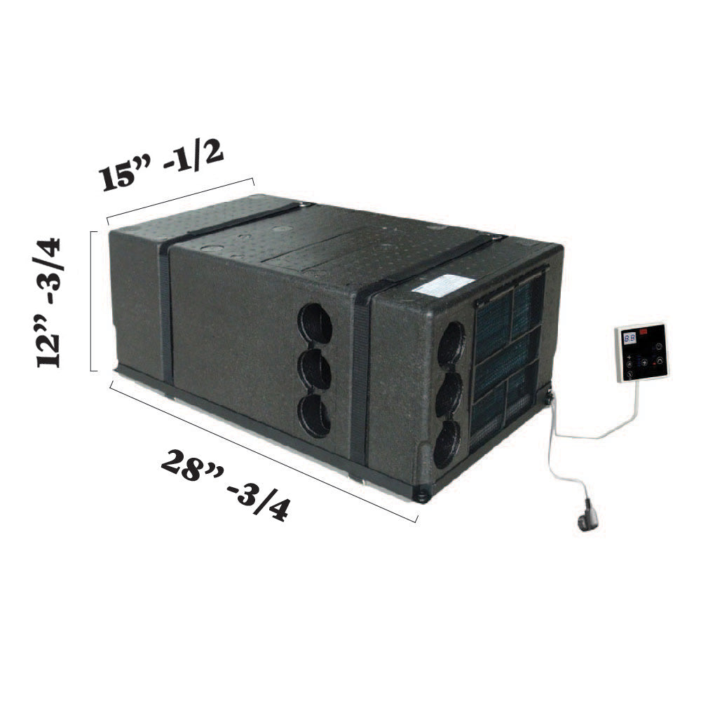 Pioneer® 10,000 BTU 115V Under-Bench RV Inverter Heat Pump Air Conditioner