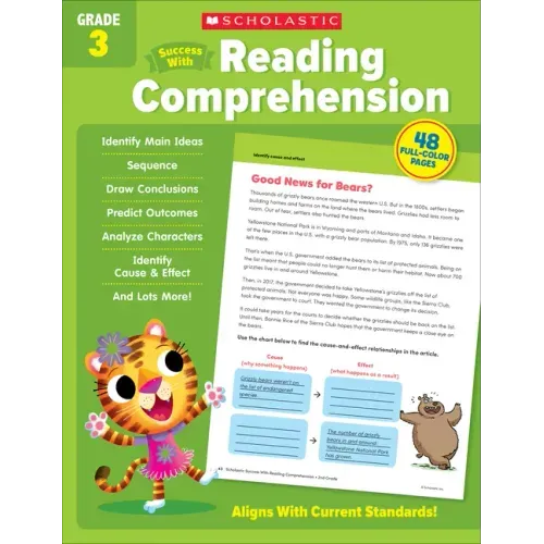 Scholastic Success with Reading Comprehension Grade 3 Workbook