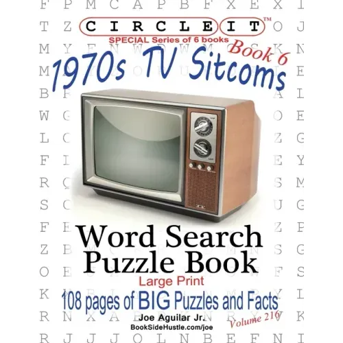Circle It, 1970s Sitcoms Facts, Book 6, Word Search, Puzzle Book