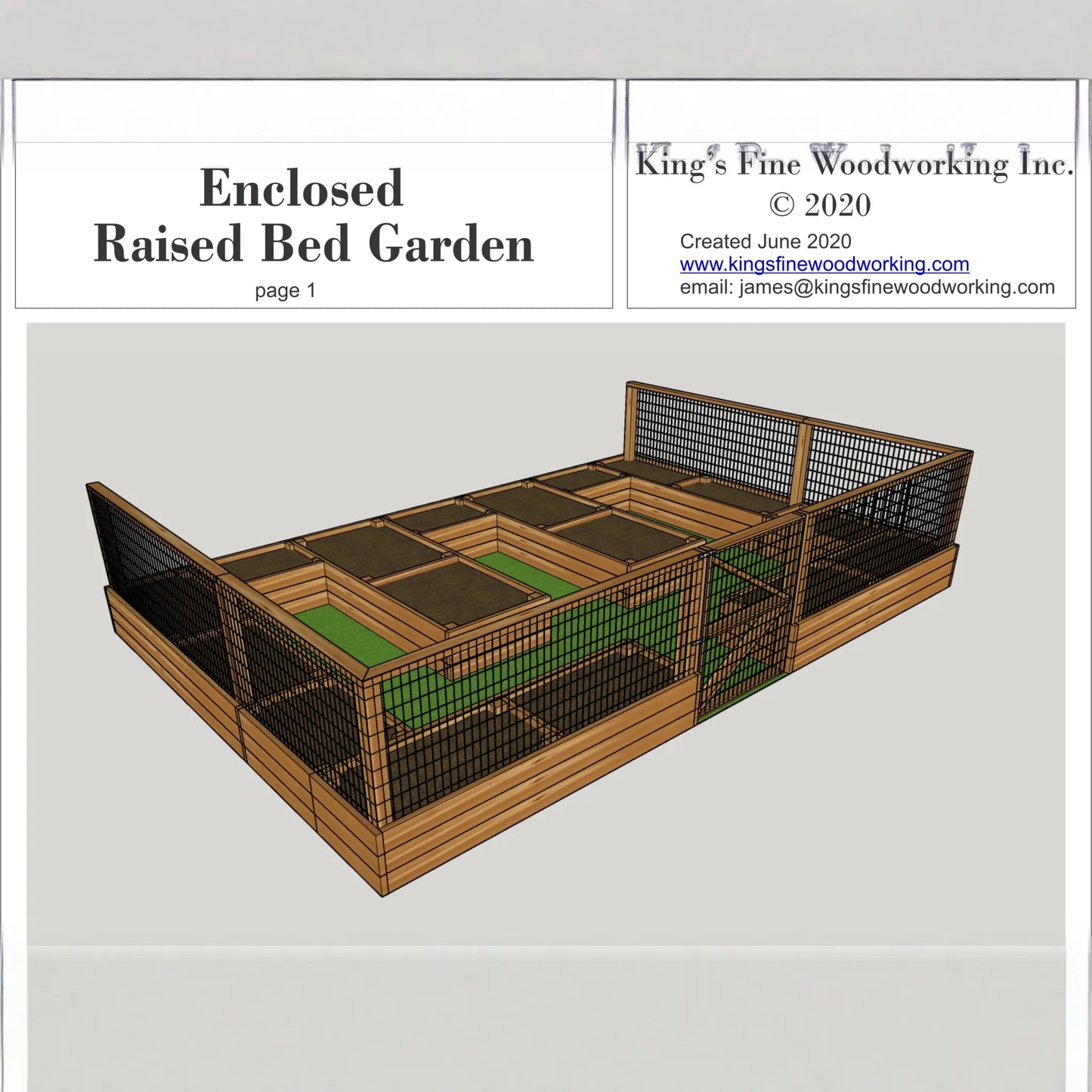 3D Plans for the Raised Bed Garden