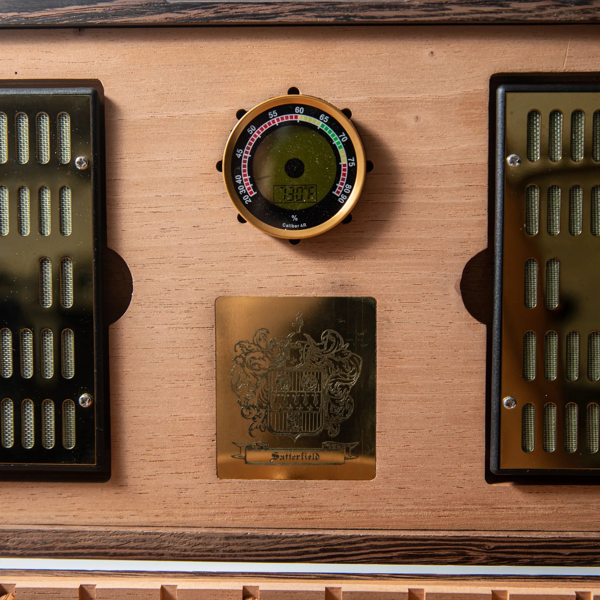 Cigar Humidor - Wenge with Spanish Cedar Lining - 80 Capacity