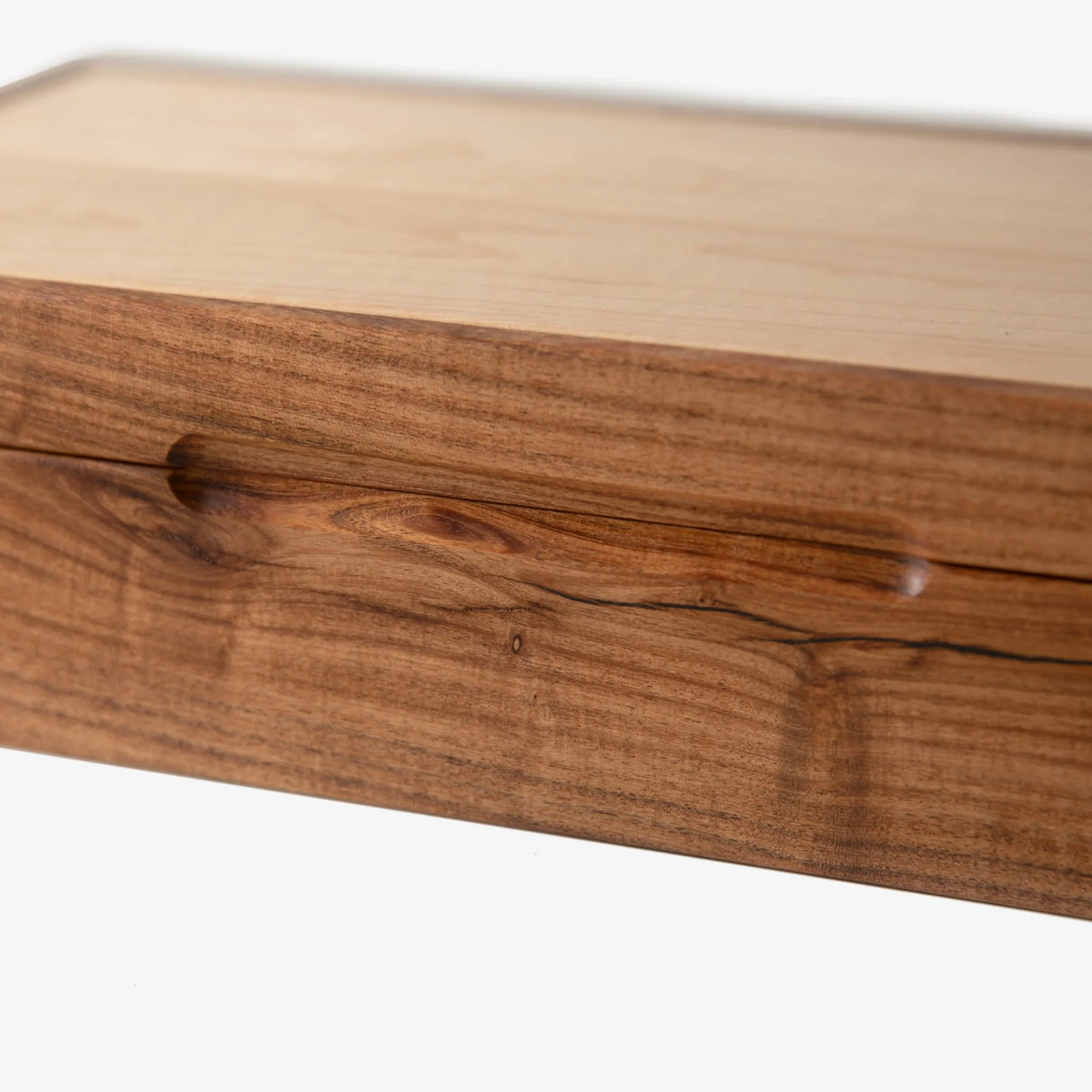 Watch Box - Desert Mesquite and Curly Maple - 8 Watch Compartments - 🆕 New Arrivals, All Products, Products from Red Ridge Woodworking, 💄 Health + Beauty - Little Red General Store