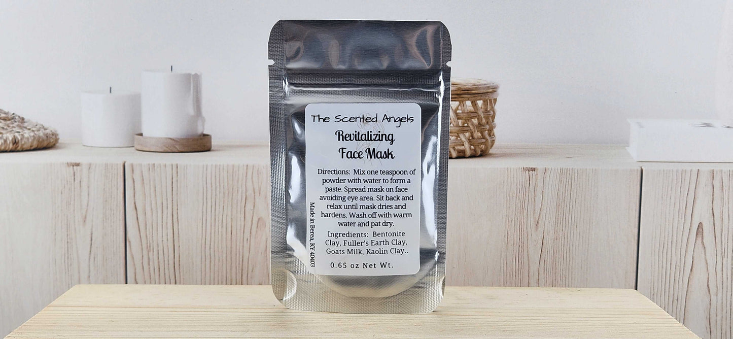 Revitalizing Face Mask - Made with all-natural clays