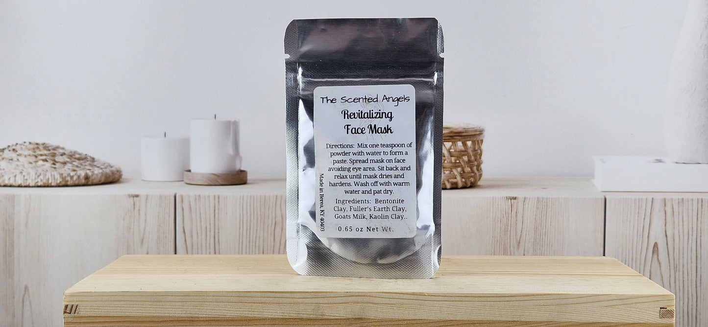 Revitalizing Face Mask - Made with all-natural clays