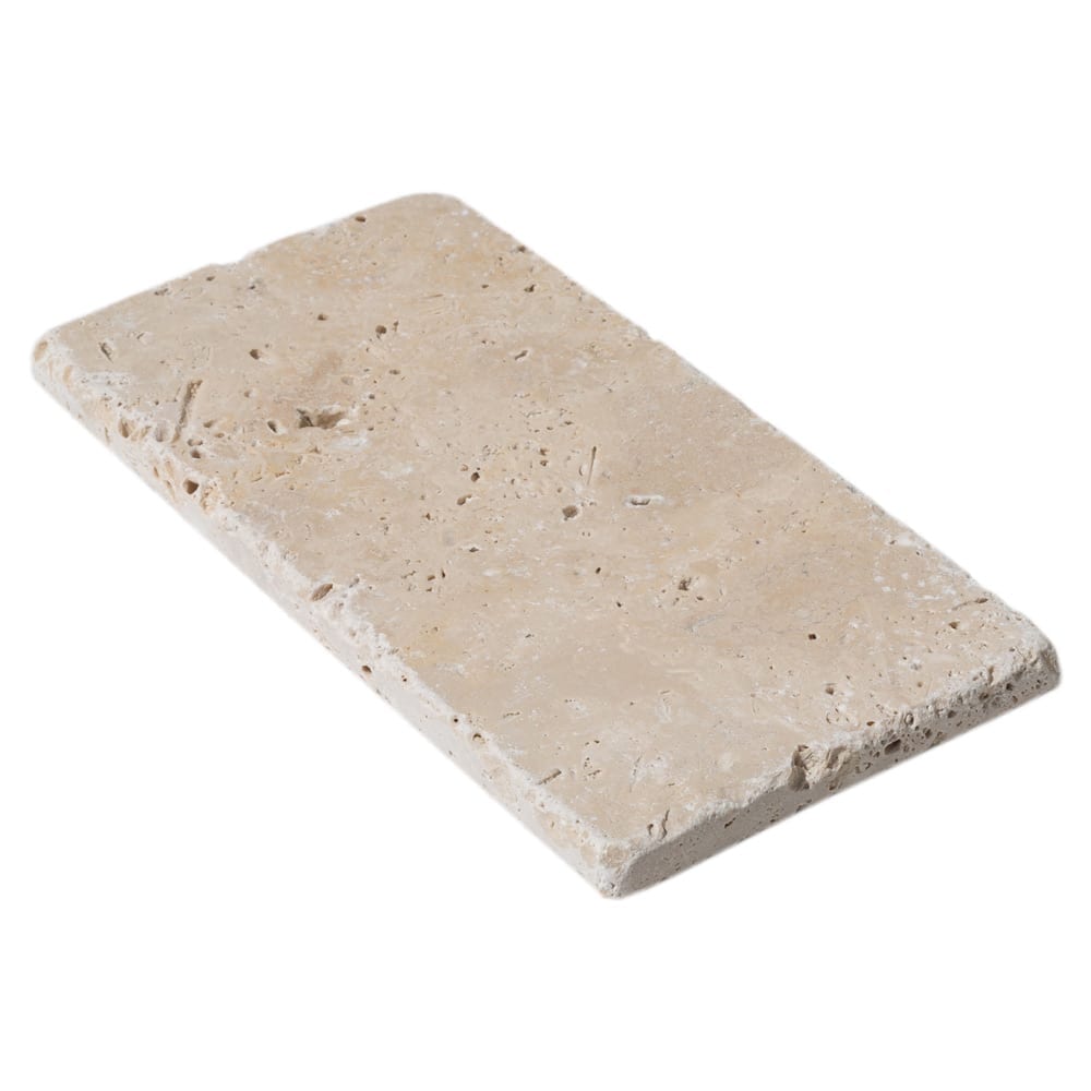 Riverbed Walnut Travertine Tumbled Floor and Wall Tile - Livfloors Collection