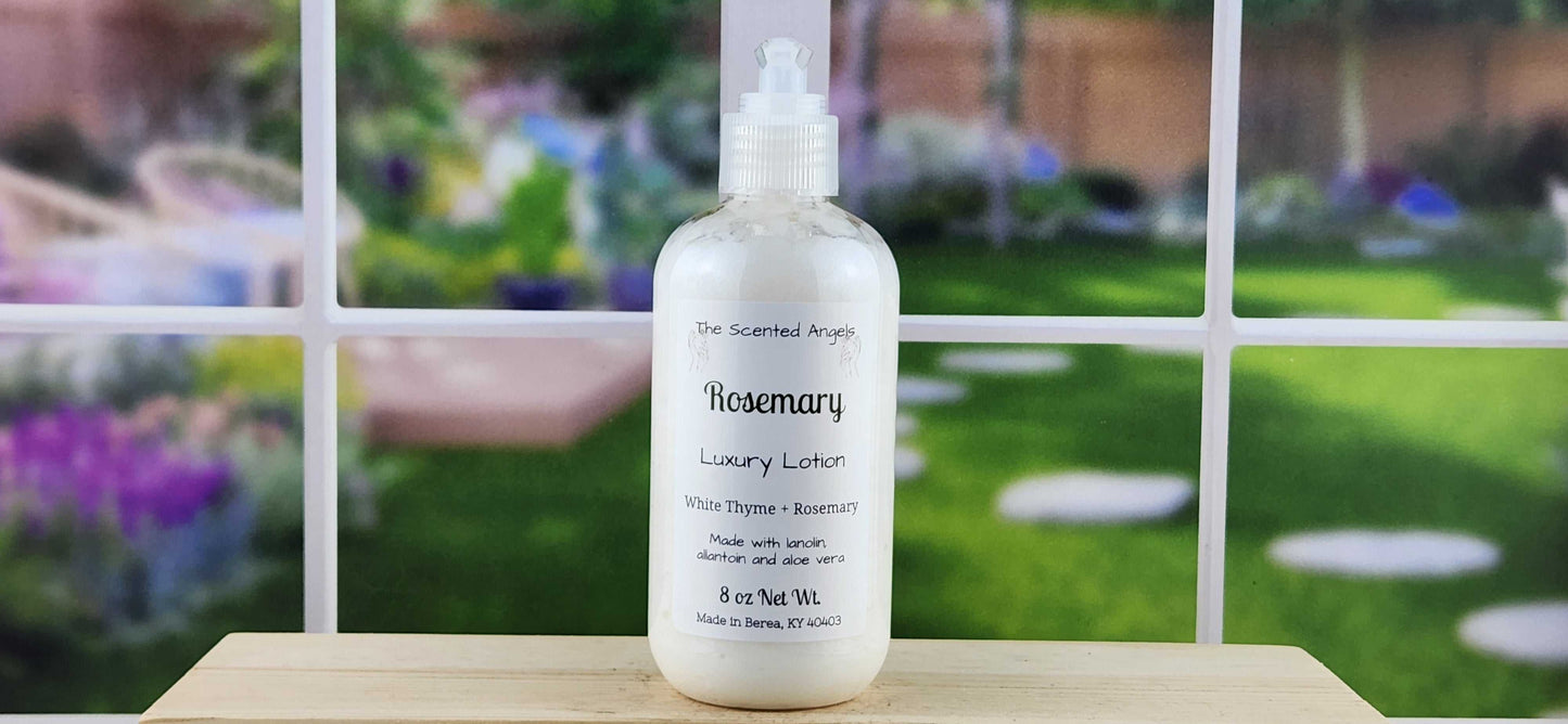 Rosemary Hand Lotion for Gardeners 8 oz